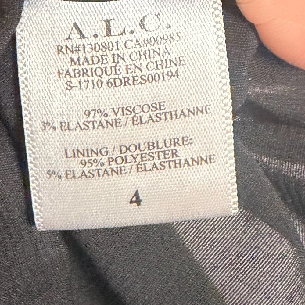 NWOT A.L.C. Taraji Black Silver Studded Mini Dress - Picture 5 of 6